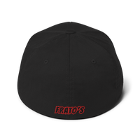 Now Available: Dual Black Chef Knives with Red Outline - Frato's - Structured Twill Cap