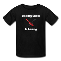 Dual Knives - Culinary Genius in Training - Frato's - Kids' T-Shirt - black