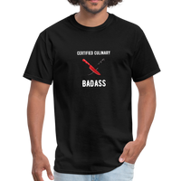 Certified Culinary Badass Dual Chef Knives - Unisex Classic T-Shirt - Frato's - black