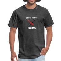 Certified Culinary Badass Dual Chef Knives - Unisex Classic T-Shirt - Frato's - heather black