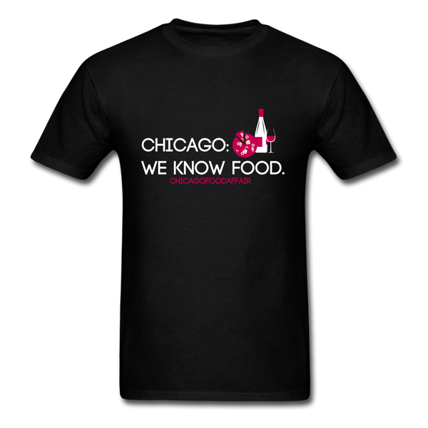 Chicago Foodie: ChicagoFoodAffair - Chicago: We Know Food - Unisex Classic T-Shirt - black