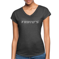 Frato's - Women's Tri-Blend V-Neck T-Shirt - deep heather