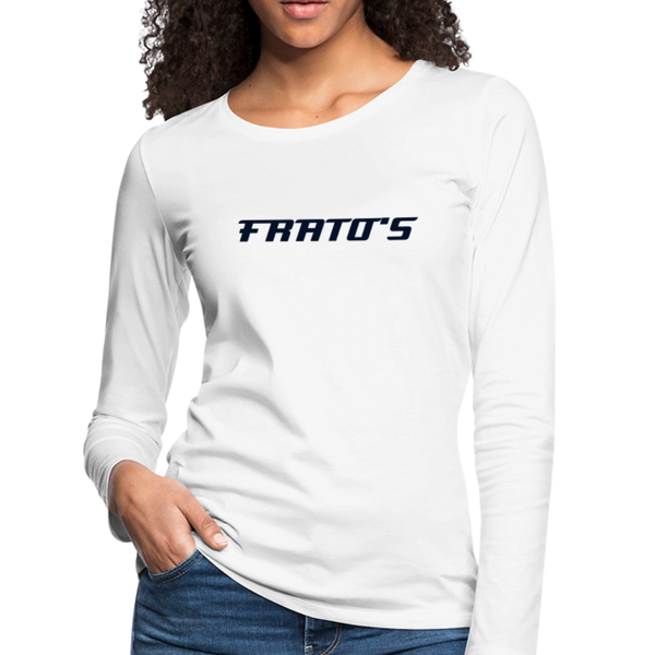 Frato's - Women's Premium Long Sleeve T-Shirt - white