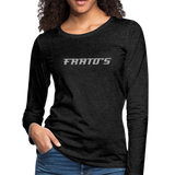 Frato's - Women's Premium Long Sleeve T-Shirt - charcoal gray