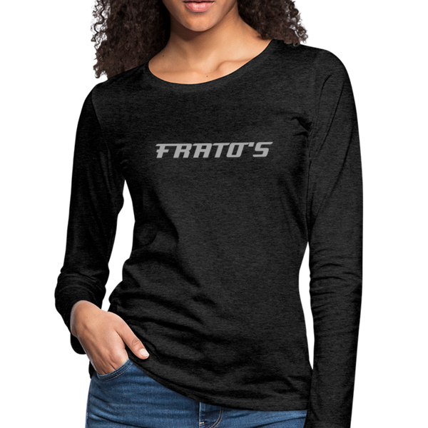 Frato's - Women's Premium Long Sleeve T-Shirt - charcoal gray