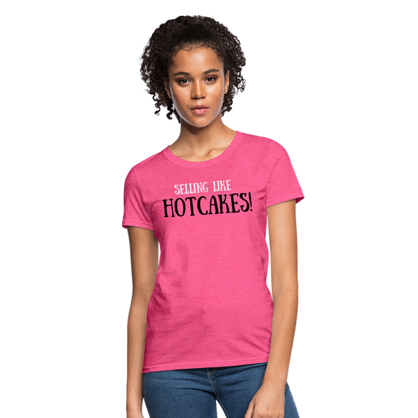 SELLING LIKE HOTCAKES! - Foodie Apparel - Women's T-Shirt - heather pink