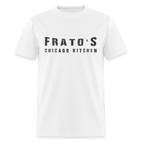 Frato's Chicago Kitchen - Dark on Dark + Chicago on Back - white